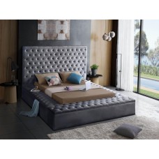 Claire Velvet Tufted Bed