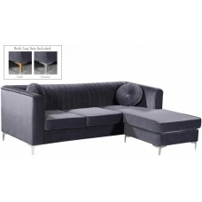Elsie Velvet Reversible Sectional