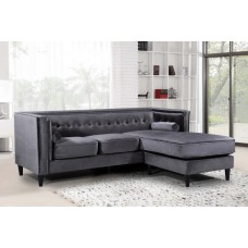 Seraphina Velvet Reversible Sectional