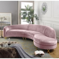 Aliza Velvet Sectional