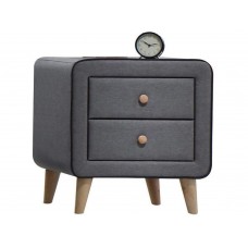 Anastacia Light Gray Nightstand