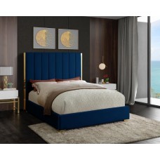 London Velvet Bed