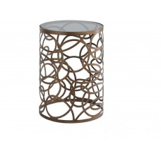 Antique Gray End Table