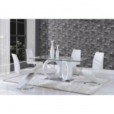 Cloe White Dining Set Cloe White Dining Set