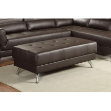 Alexa Espresso Ottoman