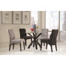 Black & Grey 5PC Dining Set