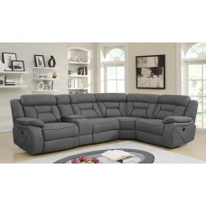 Samuel Grey Sectional Recliner