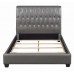 Angel Grey Upholstered Bed