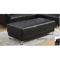 Adon Black Ottoman