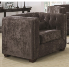 Courtly Charcoal Chair