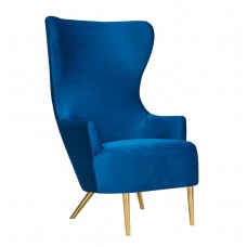 Royal Blue Wingback Chair