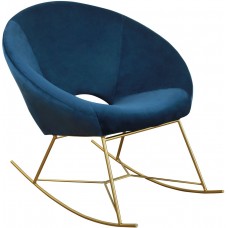 Augustus Velvet Rocking Chair