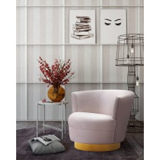 Quinlynn Swivel Velvet Chair