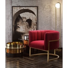 Rosé Velvet Chair