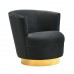 Sparrow Swivel Velvet Chair