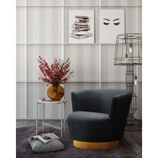 Sparrow Swivel Velvet Chair