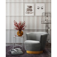 Cosette Swivel Velvet Chair