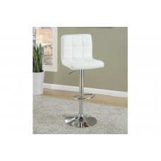 Abigail White Adjustable Bar-Stool
