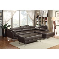 Alexa Espresso Sectional